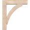 Ekena Millwork Thorton Block Smooth Bracket w/ Offset Brace, Douglas Fir, 5 1/2"W x 22"D x 26"H BKT0604X22X26THR05SDF - alternate 4